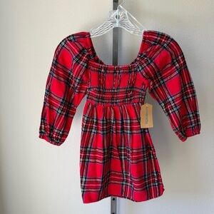 Thereabouts girls size XXS 4/5 soft flannel dress